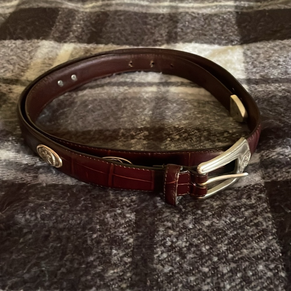 Aquarius Men’s Brown Leather Golf Belt